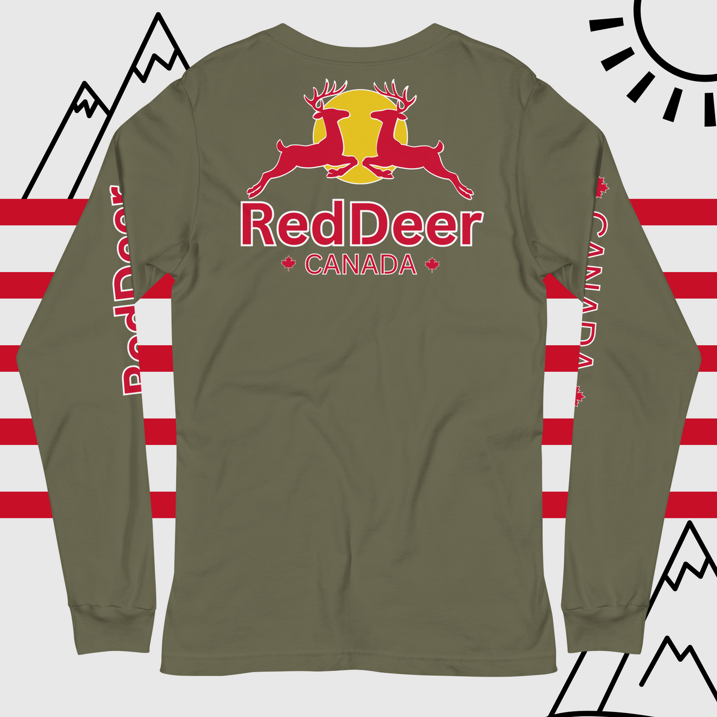 Red Deer Canada Long-sleeve Shirt